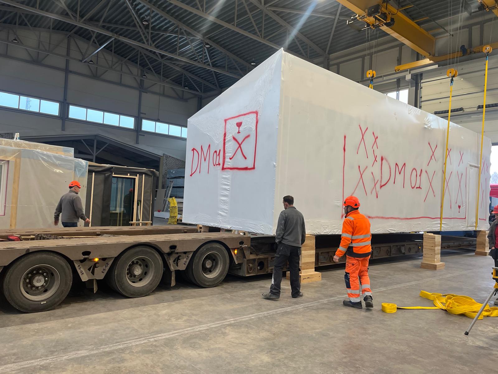 Levering en montage van modulaire woning
