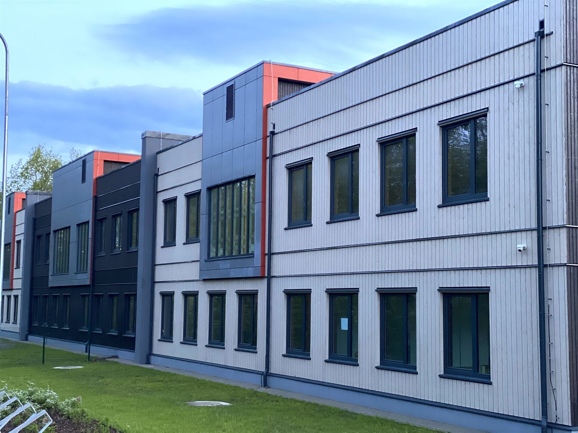Prefab houtskelet-schoolgebouw